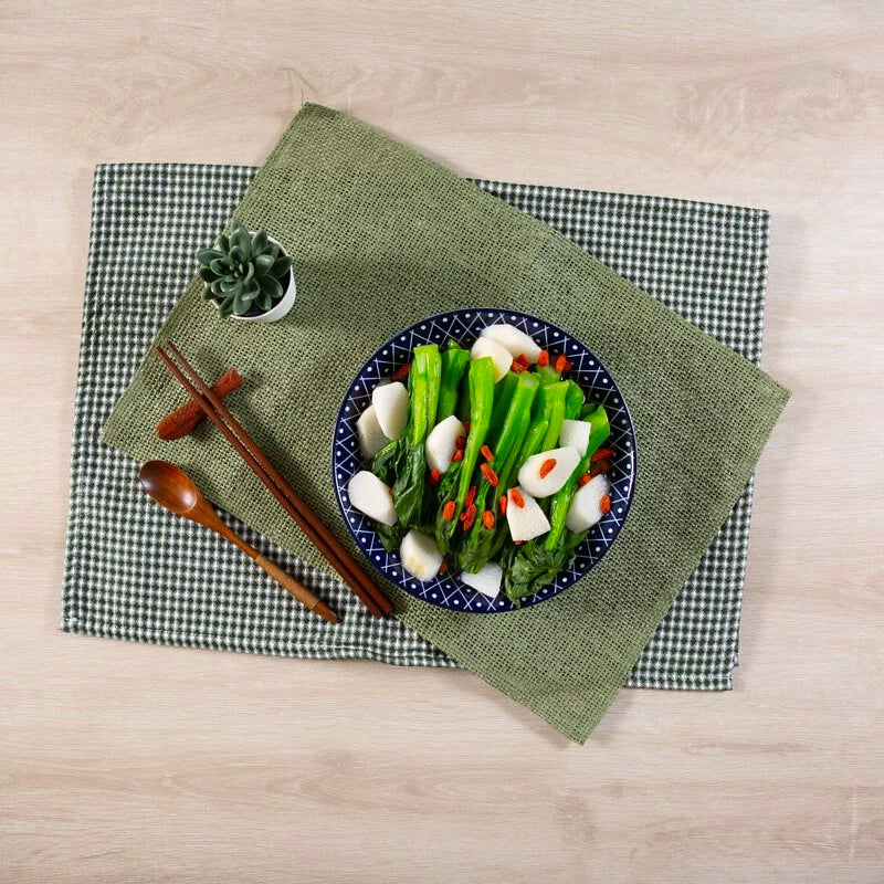 Scalding Chinese yam, wolf-berry with vegetables