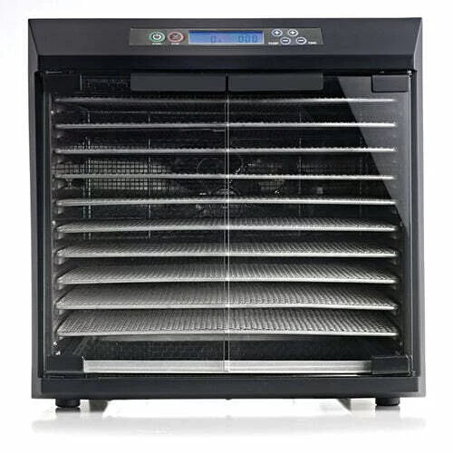 Excalibur 10-tray, Stainless Steel Dehydrator (EXC-10EL)