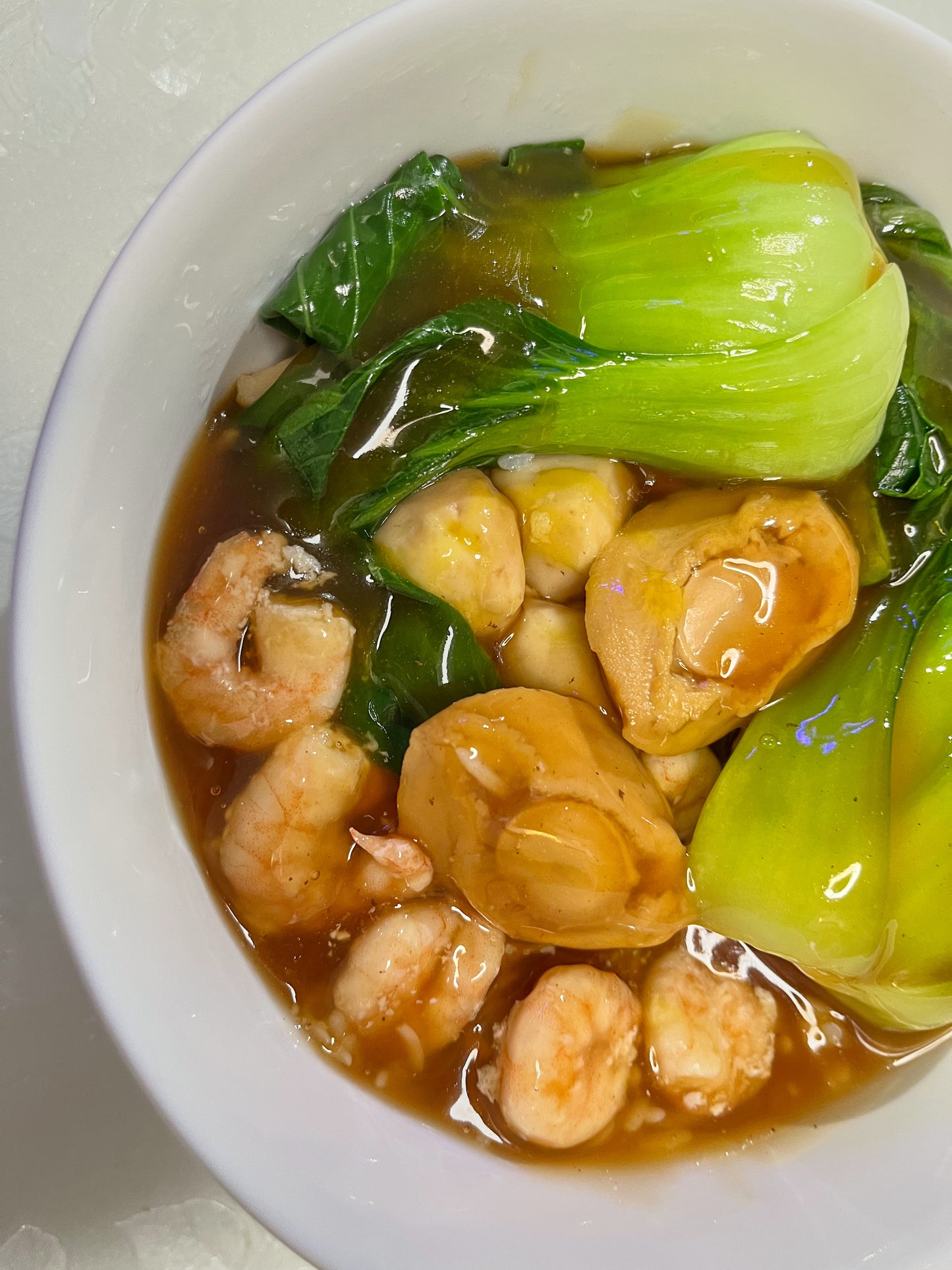 Seafood Rice with Abalone Sauce
