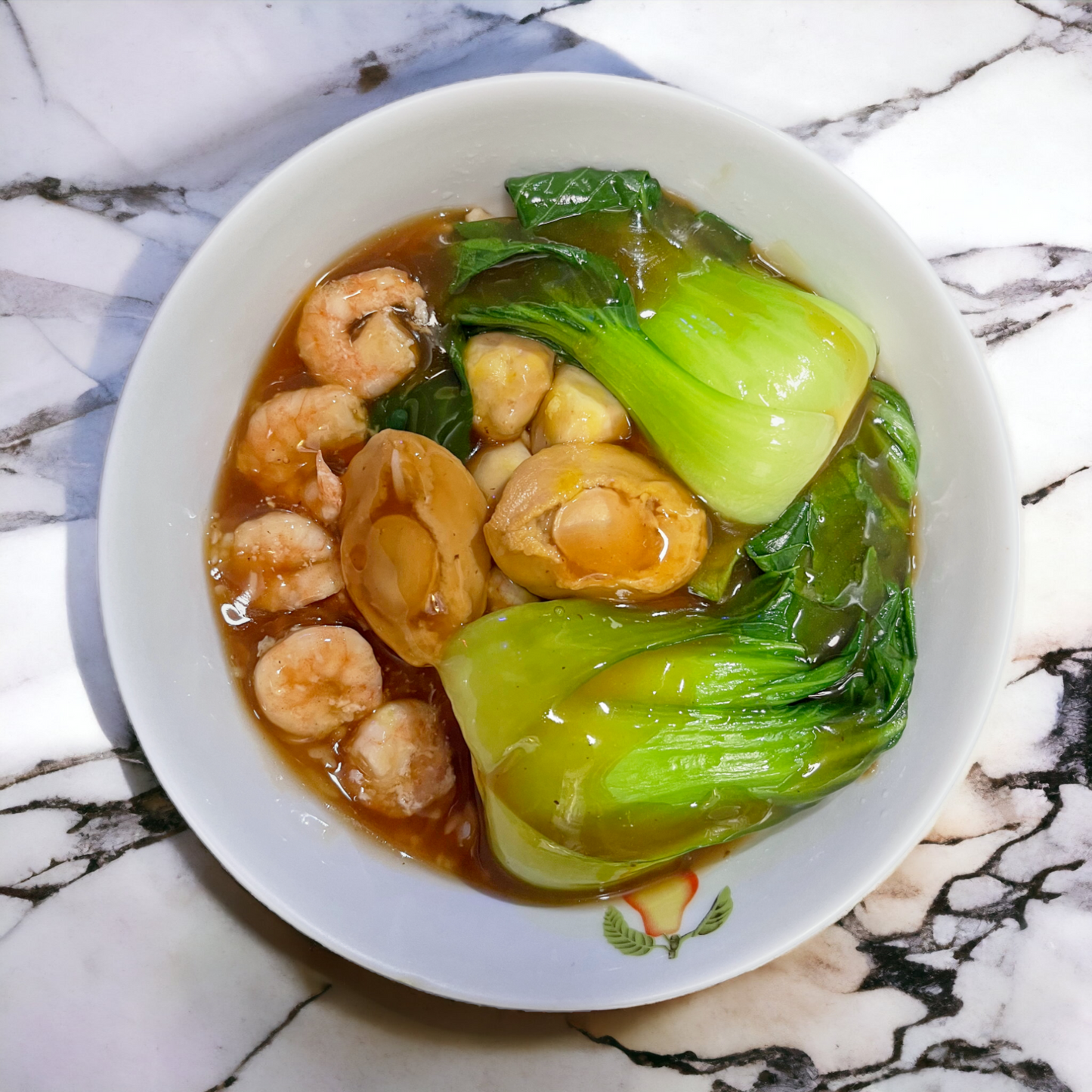 Seafood Rice with Abalone Sauce