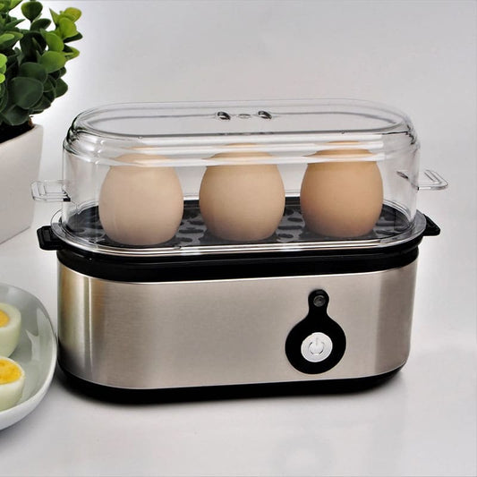 簡易不銹鋼煮蛋器 - 擦紋 (有提示響聲)
