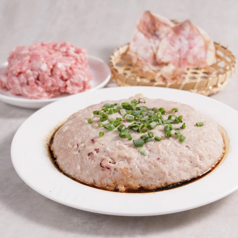 土魷蒸肉餅 【低碳版】