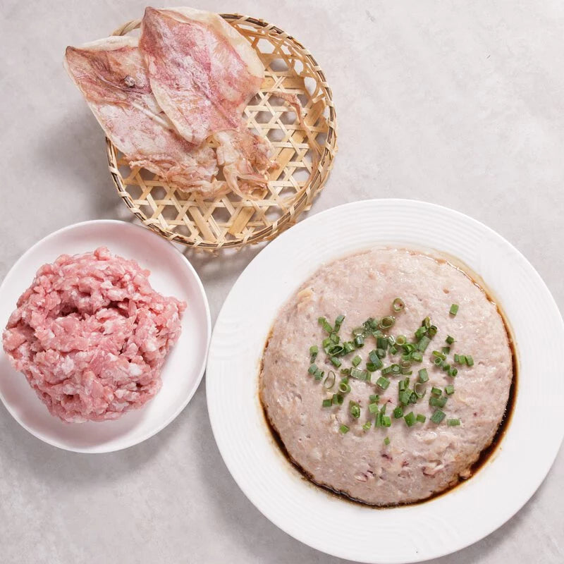 土魷蒸肉餅 【低碳版】