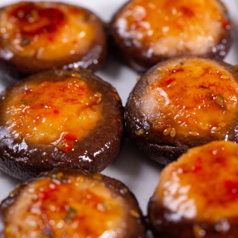 燒汁百花釀鮮菇