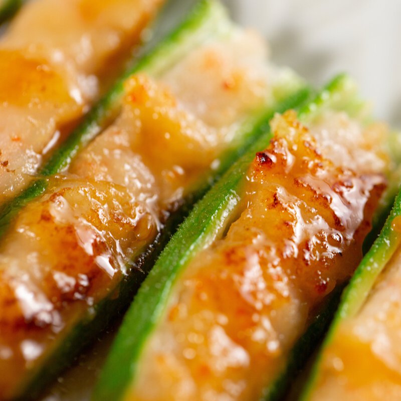 燒汁百花釀秋葵