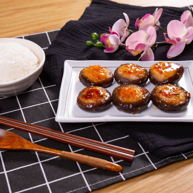 燒汁百花釀鮮菇