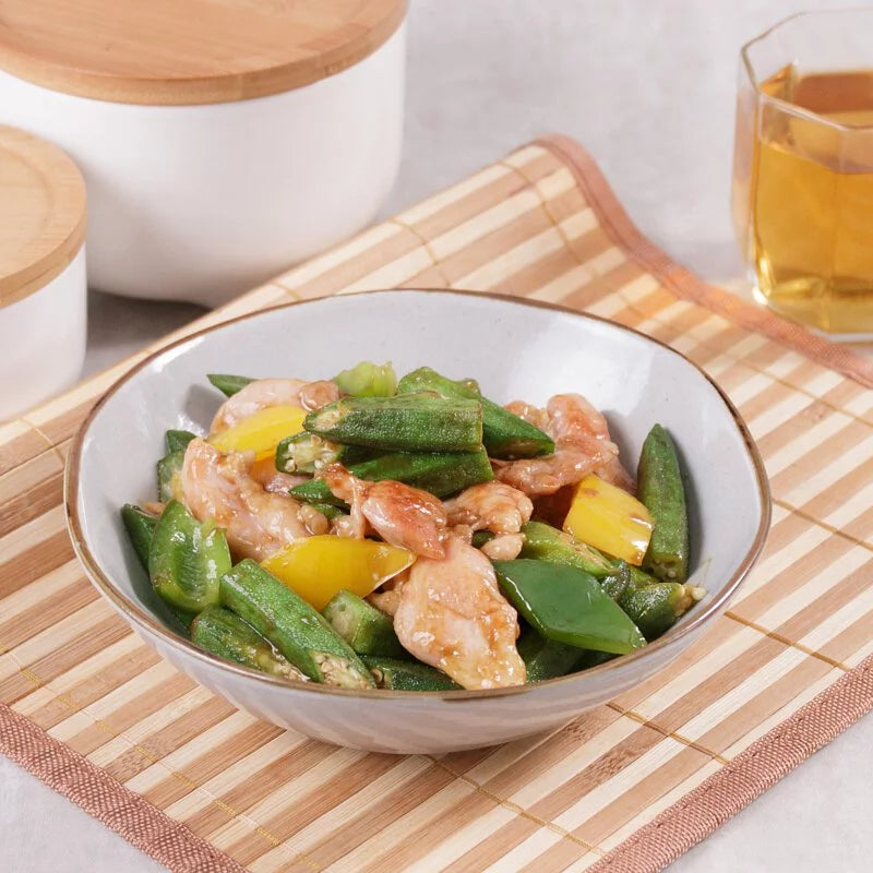 秋葵炒雞柳 【低碳版】