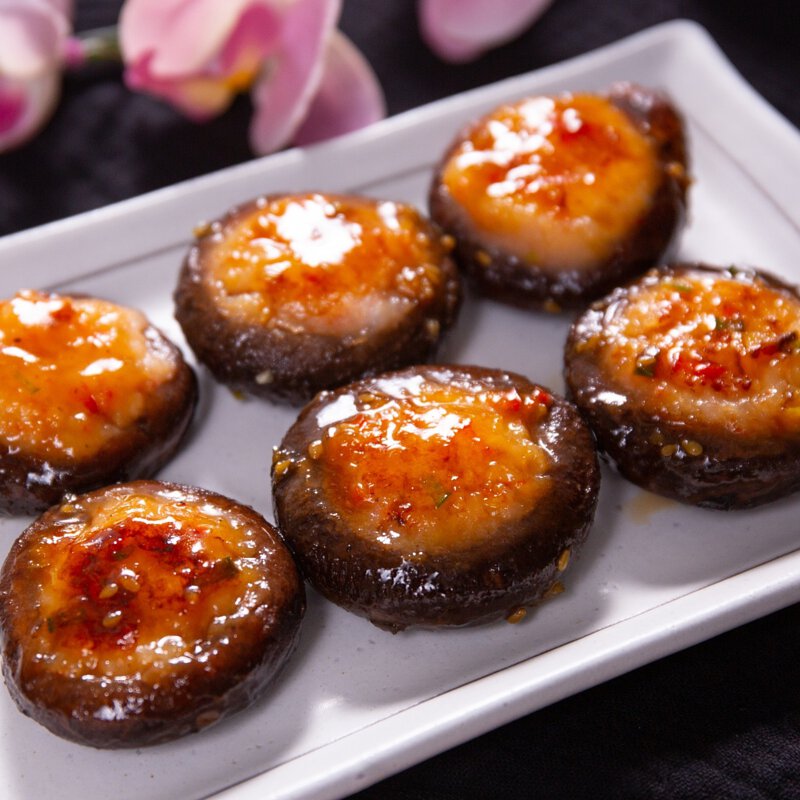 燒汁百花釀鮮菇