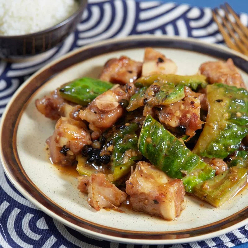 Braised Pork ribs with bitter gourd