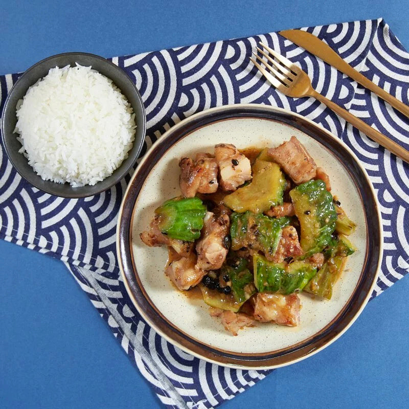 Braised Pork ribs with bitter gourd