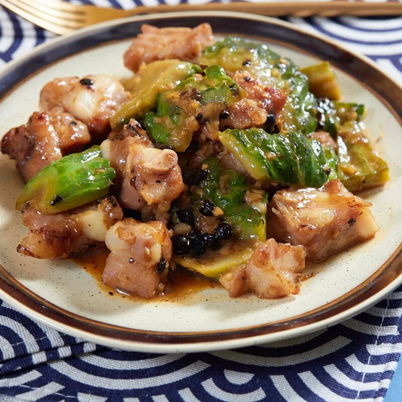 Braised Pork ribs with bitter gourd