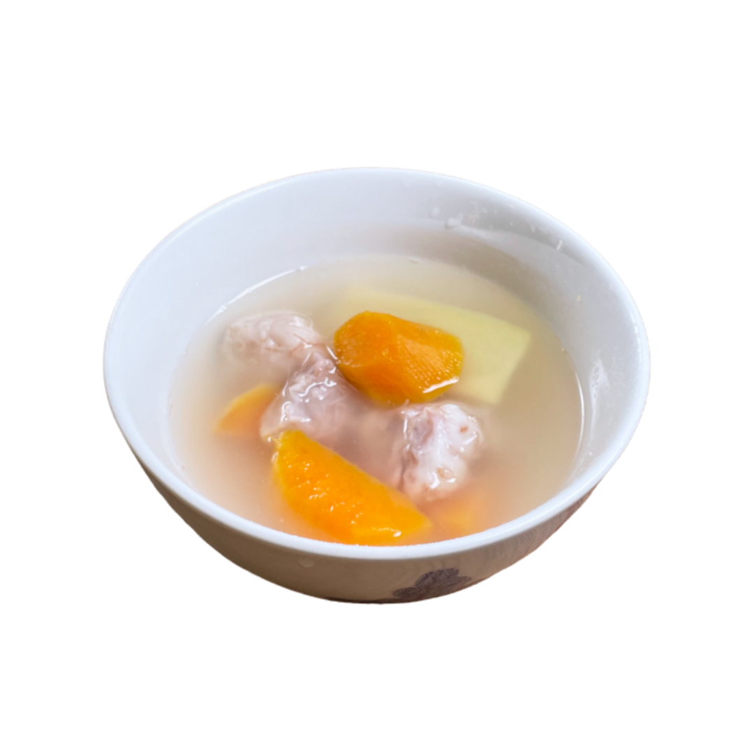 Papaya Snow Fungus Soup Dessert