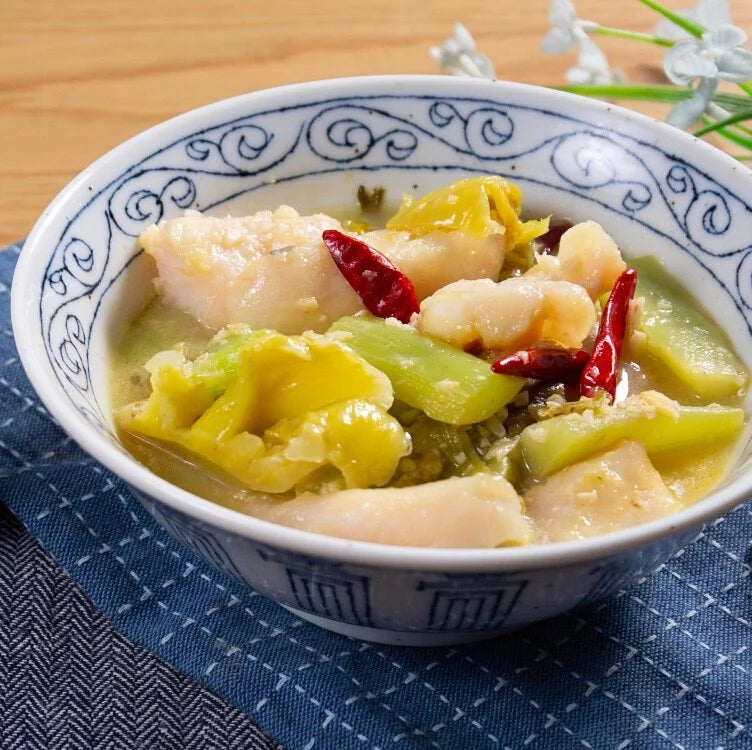 Sichuan Style Fish Fillet with Pickled Vegetables
