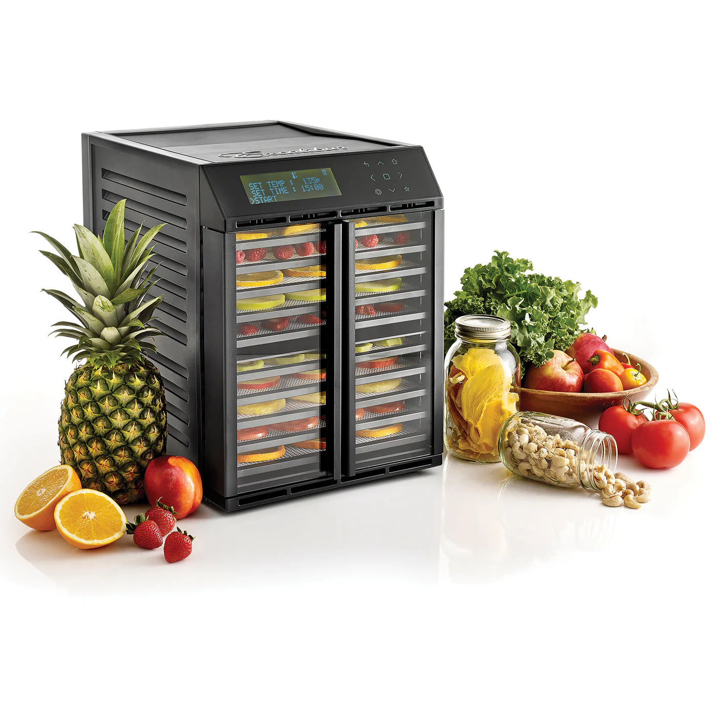 Excalibur 10-tray, Stainless Steel Dehydrator (EXC-10EL)