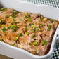 Steamed meat loaf with water chestnut and shiitake
